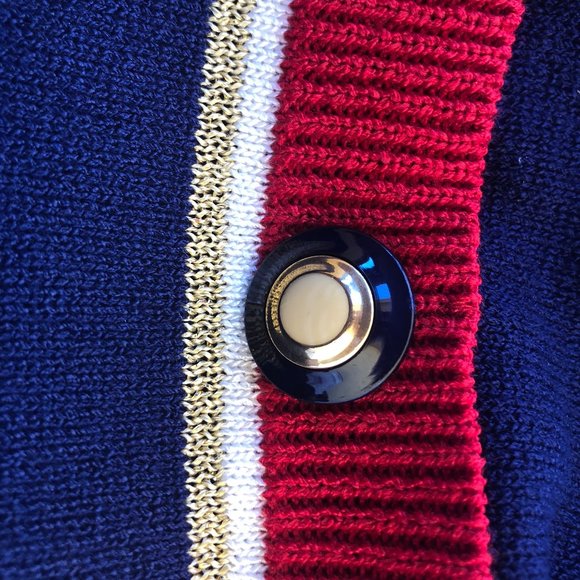 San Remo Vintage 80's Knit Jacket & Top Twin Set - Picture 10 of 12